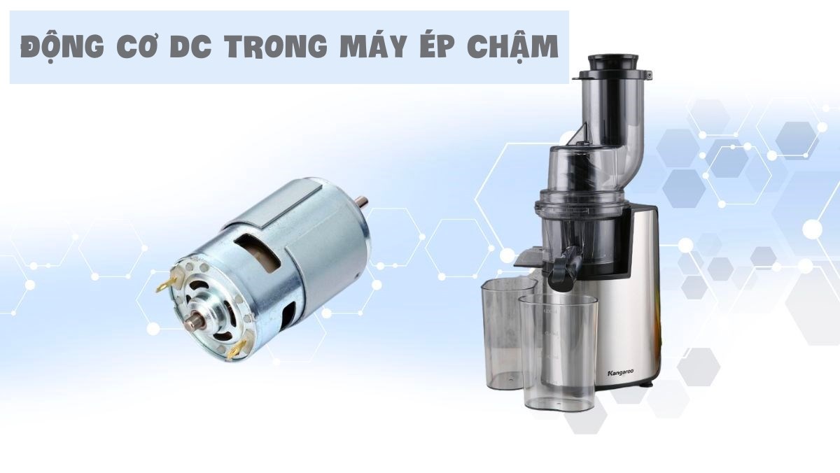 Động cơ DC trong các loại máy ép chậm