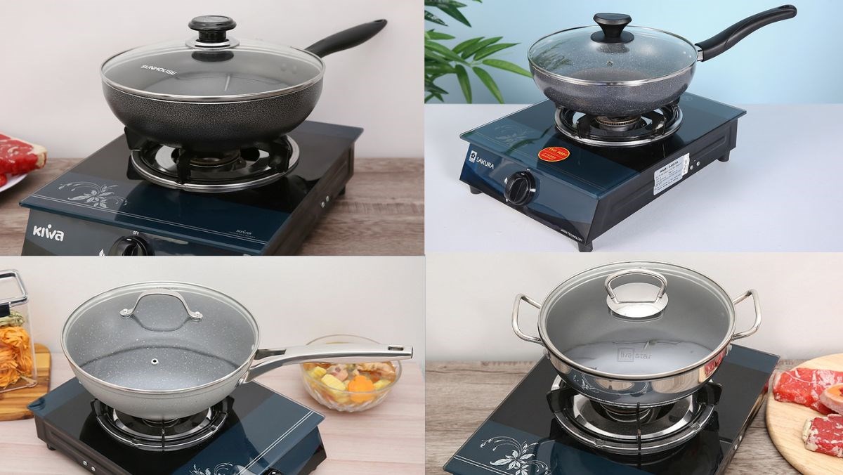 Gợi ý 4 mẫu chảo nắp đậy tiện ích