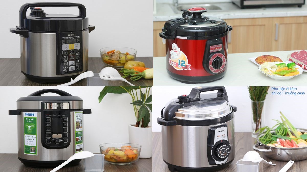 Các mẫu nồi hầm đa năng nhiều chế độ