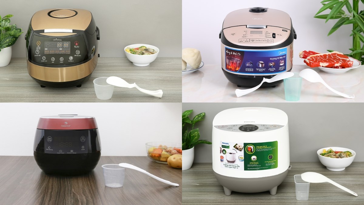 Top 5 nồi cơm điện có chức năng làm nồi nấu gạo lứt