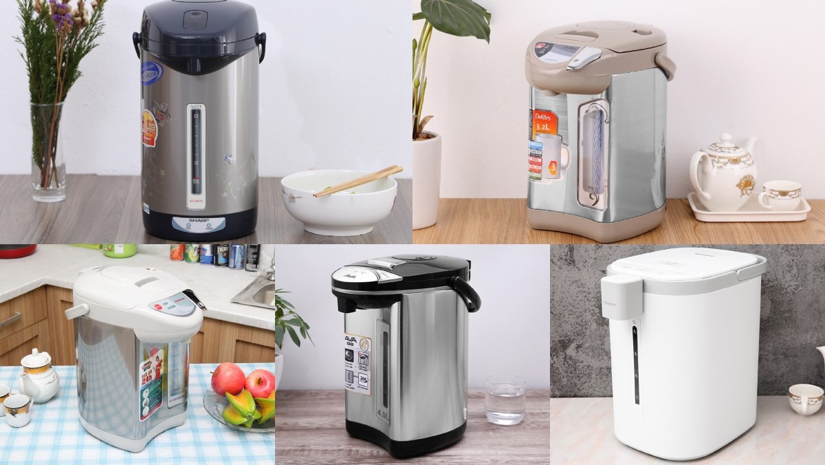 Top 5 máy nấu nước sôi, giữ nhiệt để pha trà, cà phê,... cho văn phòng