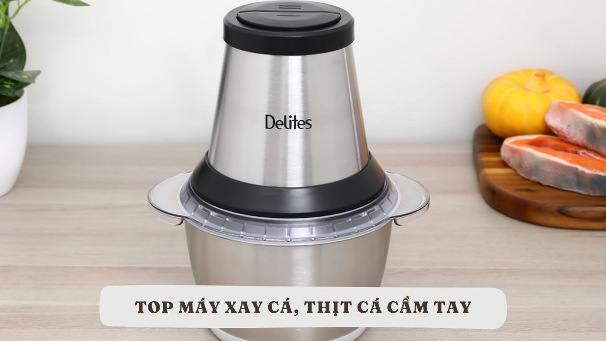 Máy xay cá, thịt cá cầm tay