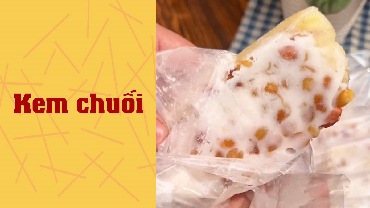 Kem chuối (Công thức được chia sẻ từ TikTok Vào bếp cùng KitchenAZ)