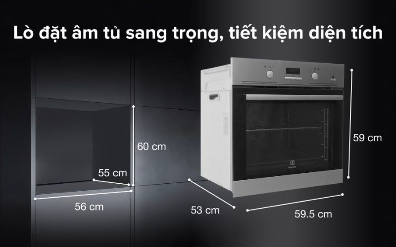 L&ograve; nướng &acirc;m Electrolux EOB3434BOX 72 l&iacute;t
