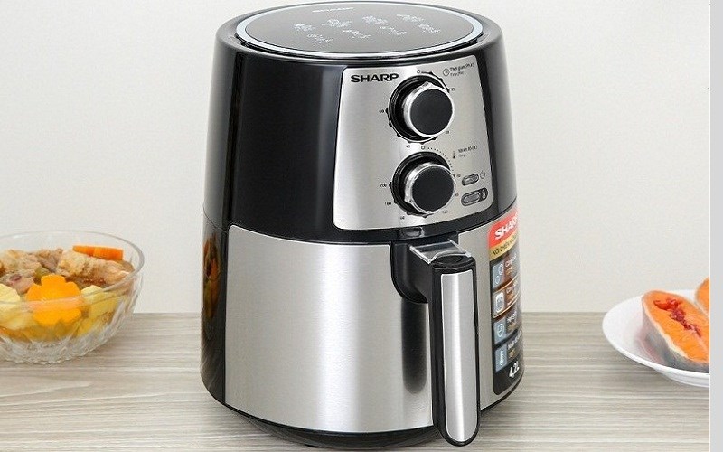 Nồi chi&ecirc;n kh&ocirc;ng dầu Sharp KF-AF42MV-ST 4.2 l&iacute;t[