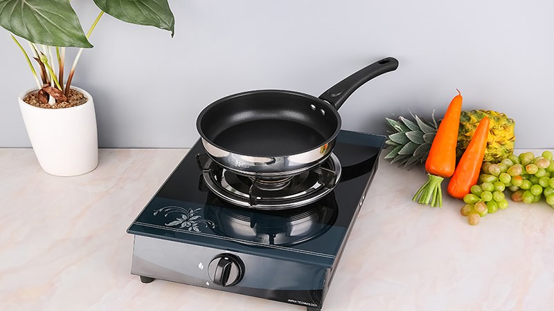 Chảo inox 3 đ&aacute;y chống d&iacute;nh đ&aacute;y từ 20 cm Delites CE002-20