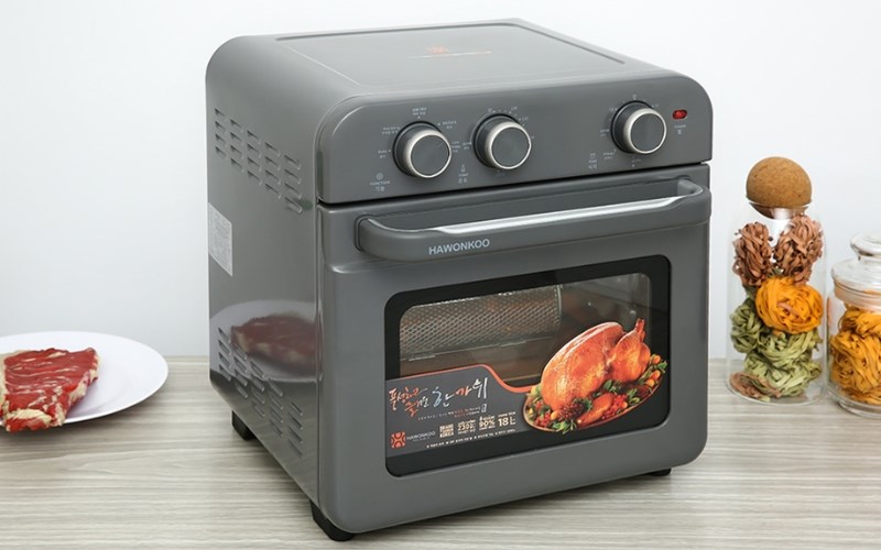 L&ograve; chi&ecirc;n kh&ocirc;ng dầu Hawonkoo AFH-180-GR 18 l&iacute;t