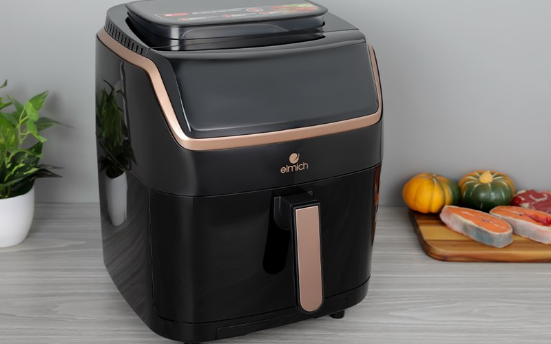 Nồi chi&ecirc;n kh&ocirc;ng dầu hơi nước Elmich AFE-3945 7 l&iacute;t