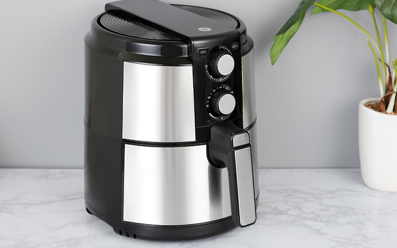 Nồi chi&ecirc;n kh&ocirc;ng dầu Mishio MK-220 5 l&iacute;t