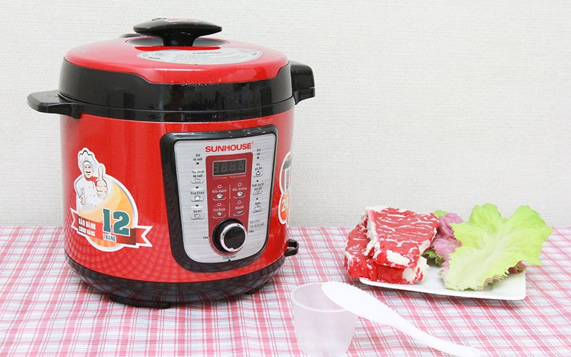 Nồi &aacute;p suất điện Sunhouse SHD 1767 6.0 l&iacute;t