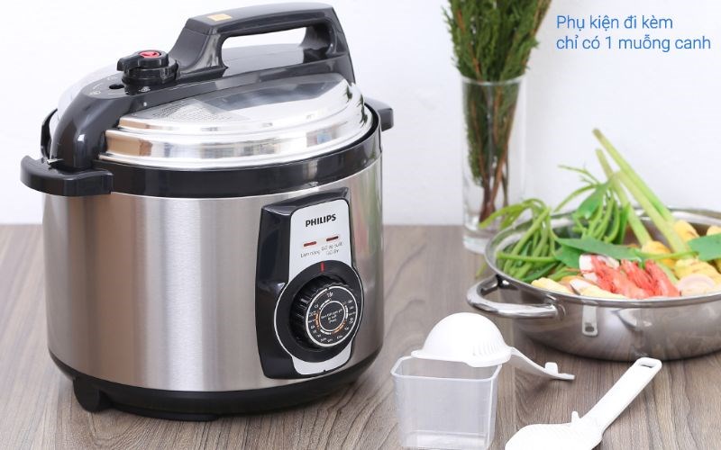 Nồi &aacute;p suất điện Philips HD2103/66 5 l&iacute;t