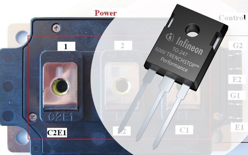 Cấu tạo của IGBT bếp từ