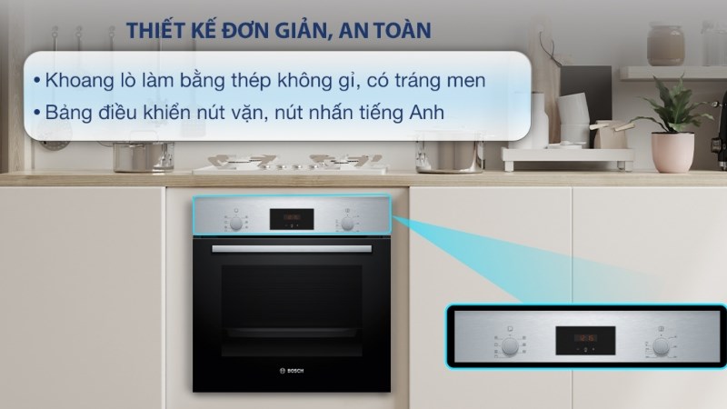 L&ograve; nướng &acirc;m Bosch HMH.HBF133BS0A 66 l&iacute;t