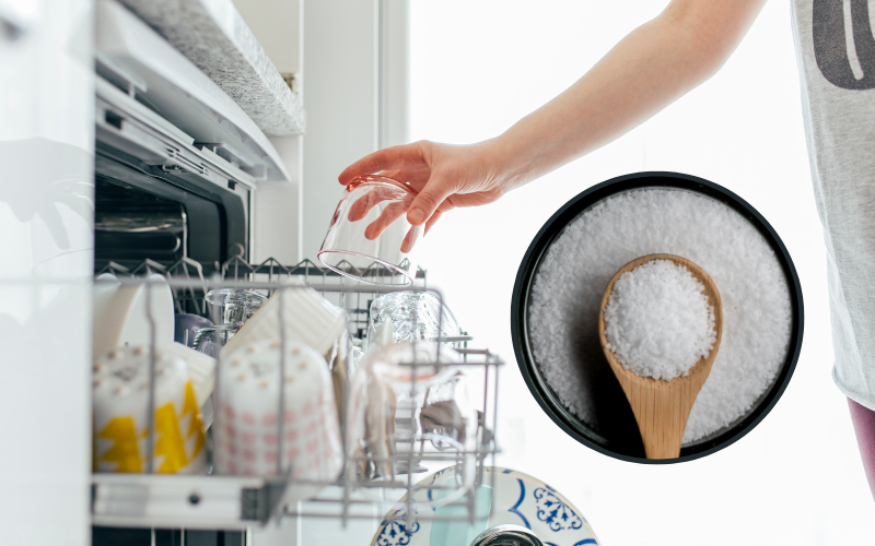 Tại sao m&aacute;y rửa b&aacute;t cần d&ugrave;ng muối?