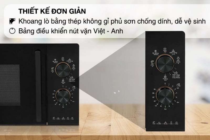 L&ograve; vi s&oacute;ng c&oacute; nướng Electrolux EMG20K22B 20 l&iacute;t