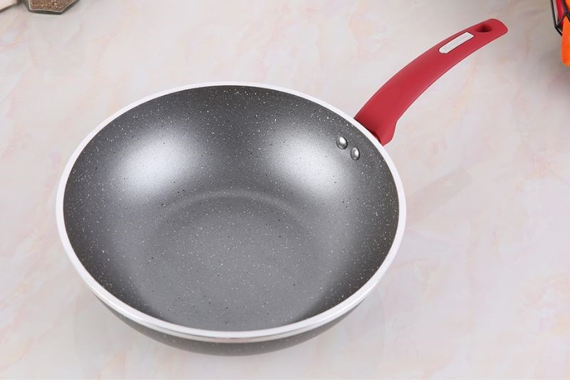 Chảo nh&ocirc;m s&acirc;u chống d&iacute;nh v&acirc;n đ&aacute; đ&aacute;y từ 28 cm Kangaroo KG655M