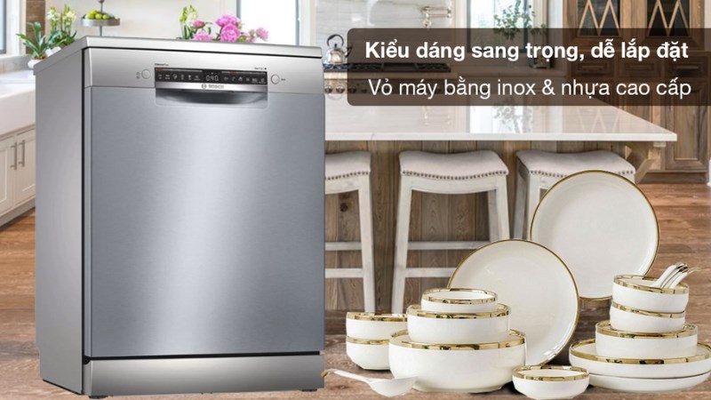 M&aacute;y rửa ch&eacute;n độc lập Bosch SMS4ECI14E