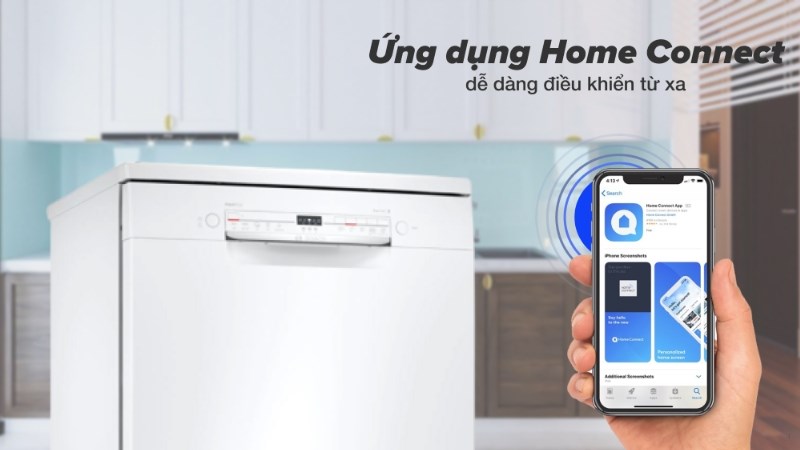 M&aacute;y rửa ch&eacute;n độc lập Bosch SMS2ITW04E TGB