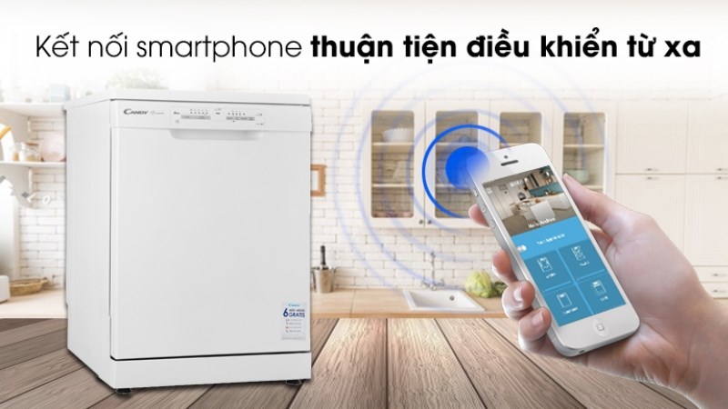 M&aacute;y rửa ch&eacute;n độc lập Candy CDPN 1L390PW