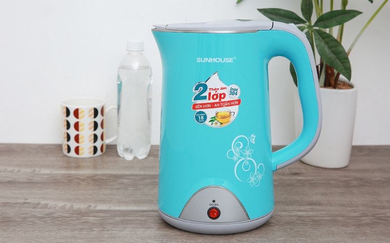 Ấm đun si&ecirc;u tốc giữ nhiệt Sunhouse 1.7 l&iacute;t SHD1388