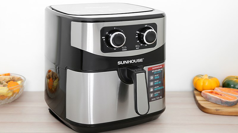 Nồi chi&ecirc;n kh&ocirc;ng dầu Sunhouse SHD4035 9 l&iacute;t