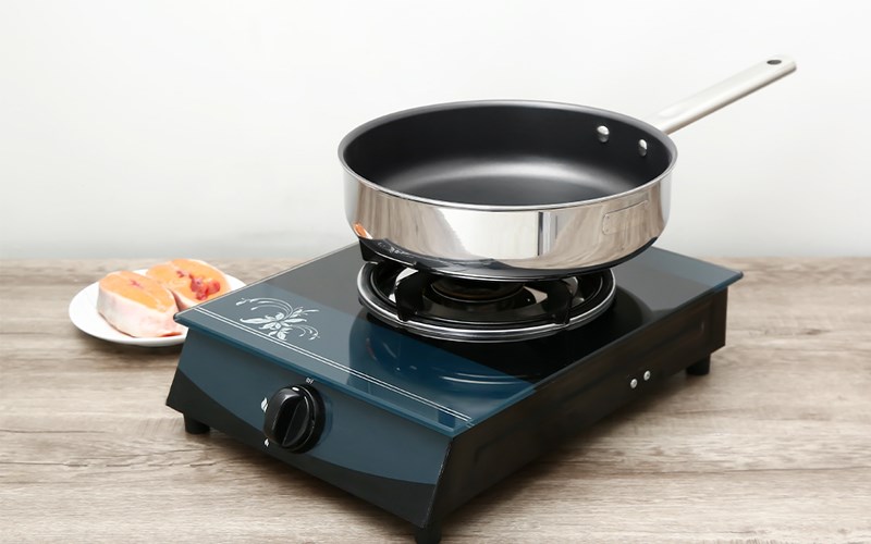 Chảo inox s&acirc;u chống d&iacute;nh đ&aacute;y từ 26 cm Elmich Trimax XS EL 3753