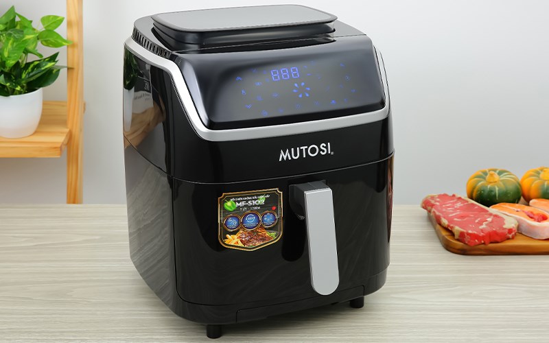 Nồi chiên không dầu kiêm hấp Mutosi MF-S102 7 lít