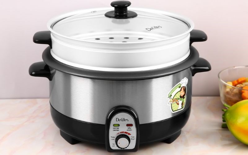 Nồi lẩu điện Delites CBR35-80 3.5 l&iacute;t