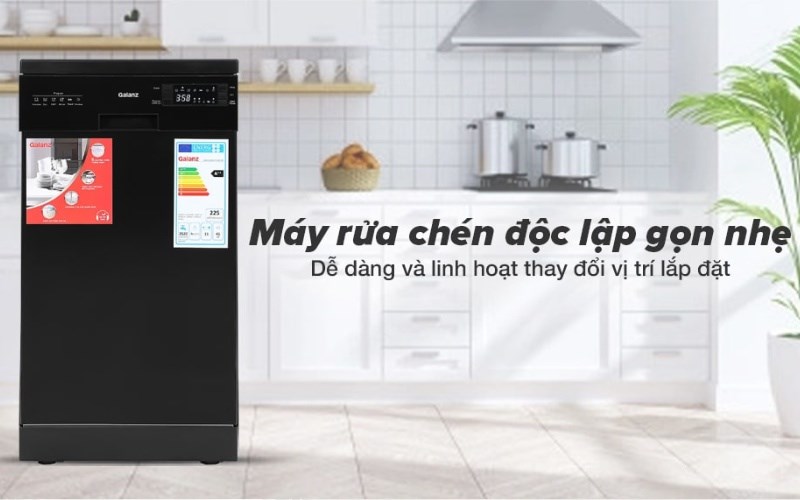 M&aacute;y rửa ch&eacute;n độc lập Galanz W45A3A401S-0E1(B) 