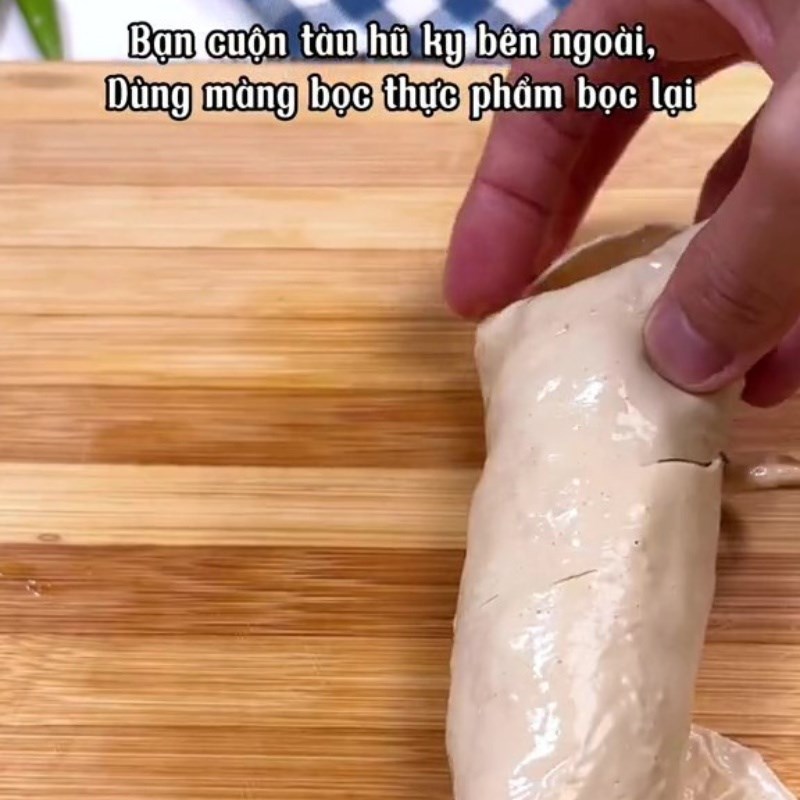 Bước 4 Bọc sả Phù trúc cuộn khoai