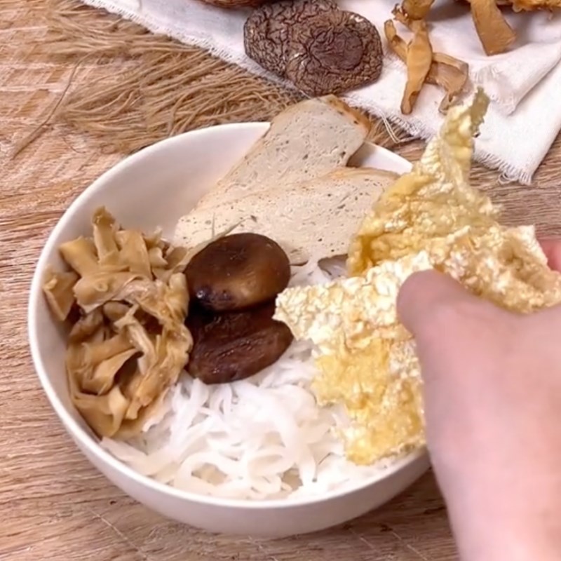 Bước 5 Thành phẩm Bún măng chay (Công thức từ kênh tiktok Bếp chay XANH)