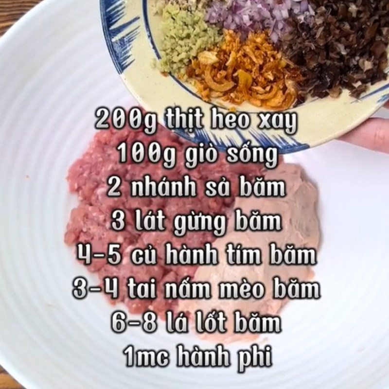 Bước 2 Làm chả ốc Chả ốc nướng lá lốt (Công thức được chia sẻ từ Tiktok Vào bếp cùng Điện máy XANH)