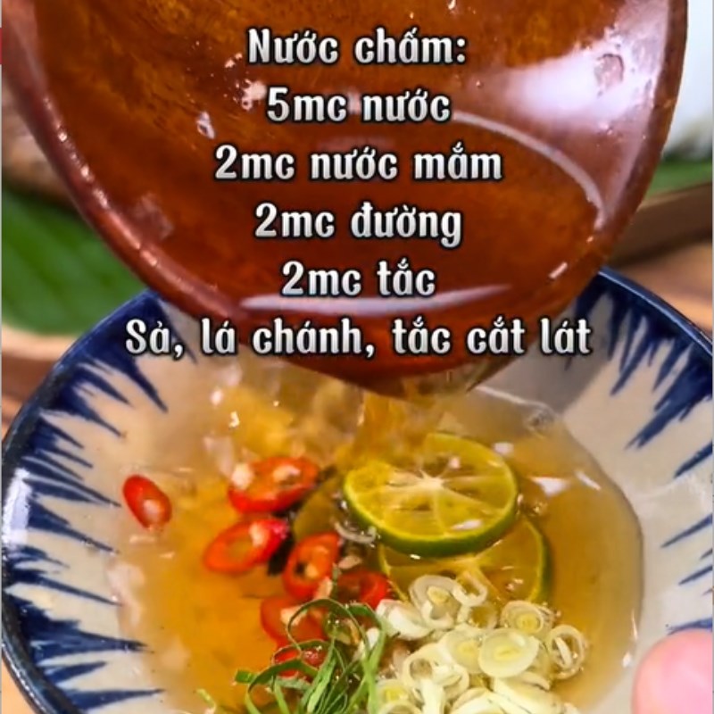 Bước 4 Làm nước chấm Chả ốc nướng lá lốt (Công thức được chia sẻ từ Tiktok Vào bếp cùng Điện máy XANH)