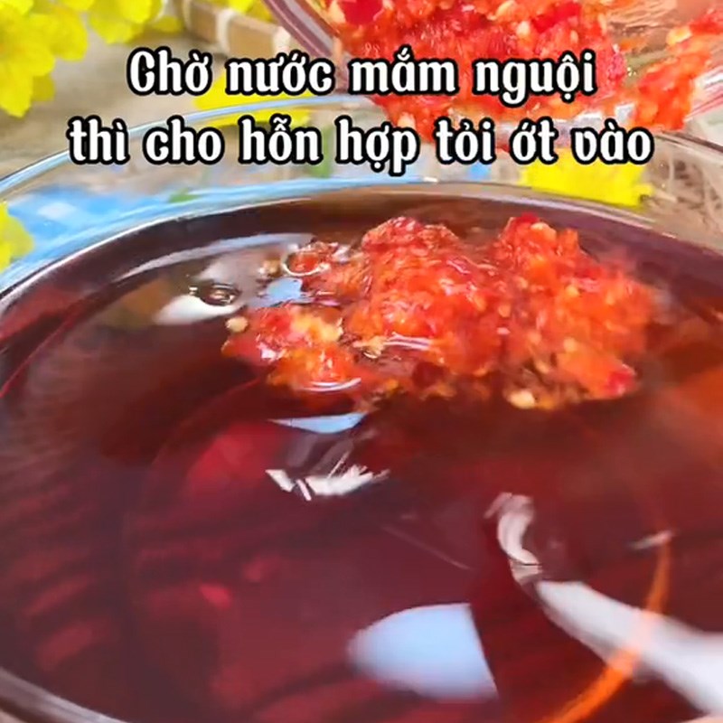 Step 3 Making kimchi brine Vietnamese Kimchi (Recipe shared from TikTok Cooking with TasteVN)