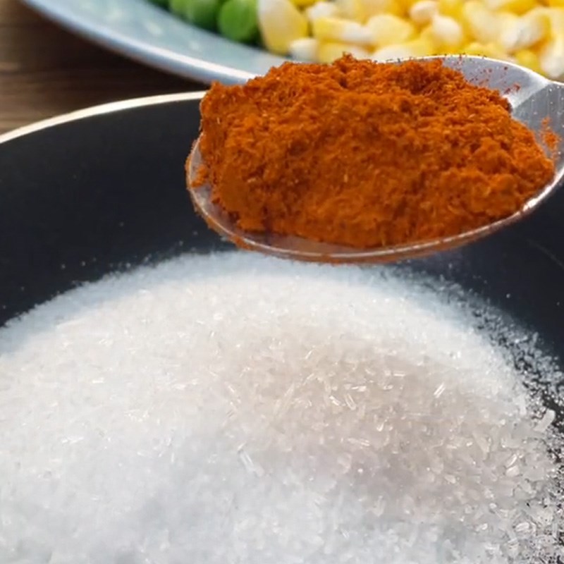 Bước 2 Làm nước sốt chiên cơm Cơm chiên trái thơm (Công thức được chia sẻ từ TikTok Vào bếp cùng Điện máy XANH)