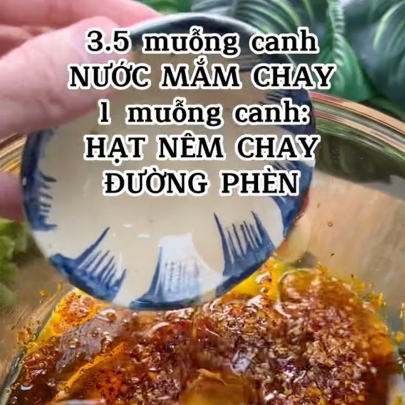 Bước 1 Làm sate chay Bún huế chay (công thức từ kênh tiktok Bếp chay XANH)