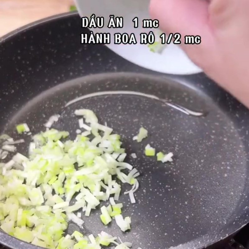 Bước 3 Làm sốt nấm đông cô Đậu hũ sốt nấm đông cô