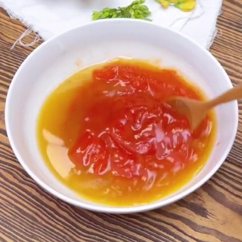 Bước 3 Nước sốt trộn gỏi Gỏi măng cụt chay (công thức từ kênh tiktok Bếp chay XANH)