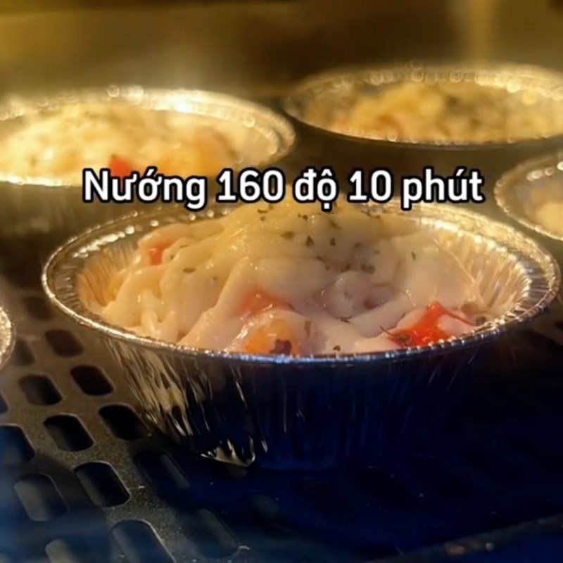 Bước 4 Nướng tôm Tôm bỏ lò phô mai (công thức từ kênh tiktok Vào bếp cùng KitchenAZ)