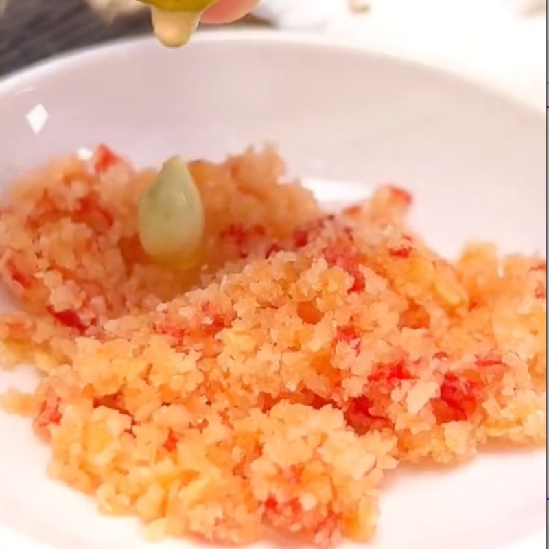 Bước 4 Làm muối ớt chanh ăn kèm Bún măng chay (Công thức từ kênh tiktok Bếp chay XANH)