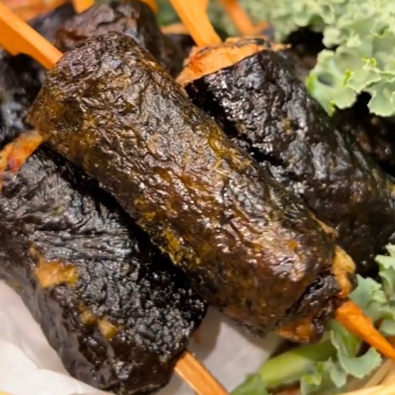 Bước 3 Thành phẩm Rong biển cuộn chả cá (Công thức được chia sẻ từ Tiktok Vào bếp cùng Điện máy XANH)