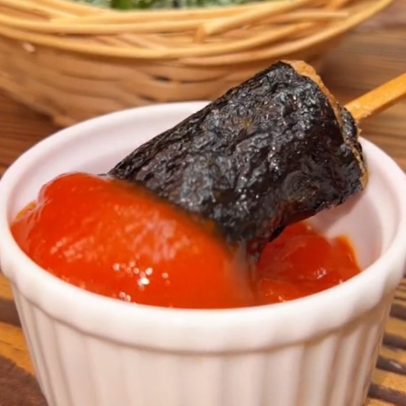 Bước 3 Thành phẩm Rong biển cuộn chả cá (Công thức được chia sẻ từ Tiktok Vào bếp cùng Điện máy XANH)