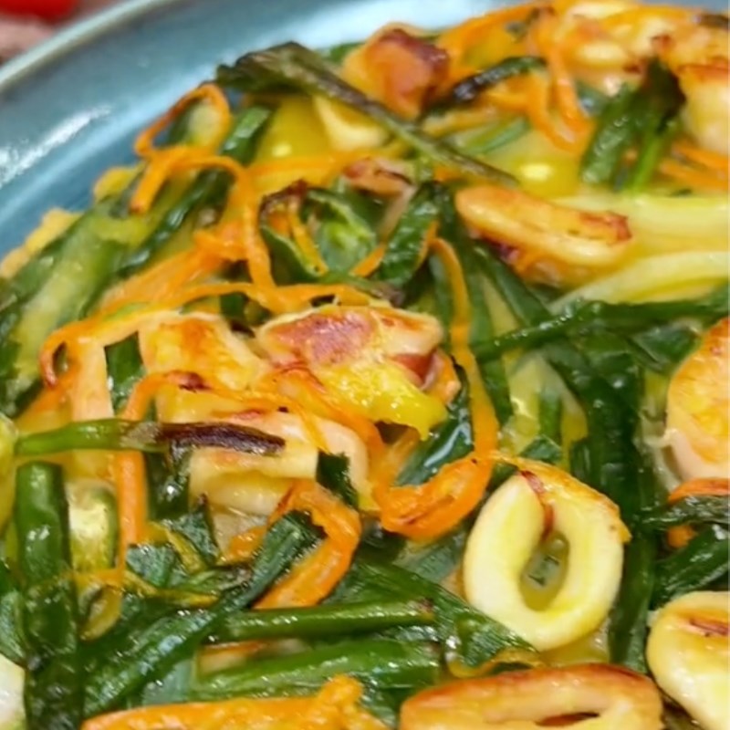 Bước 6 Thành phẩm Bánh xèo Hàn Quốc