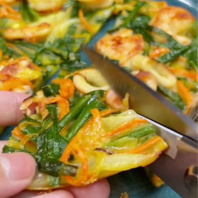 Bước 6 Thành phẩm Bánh xèo Hàn Quốc