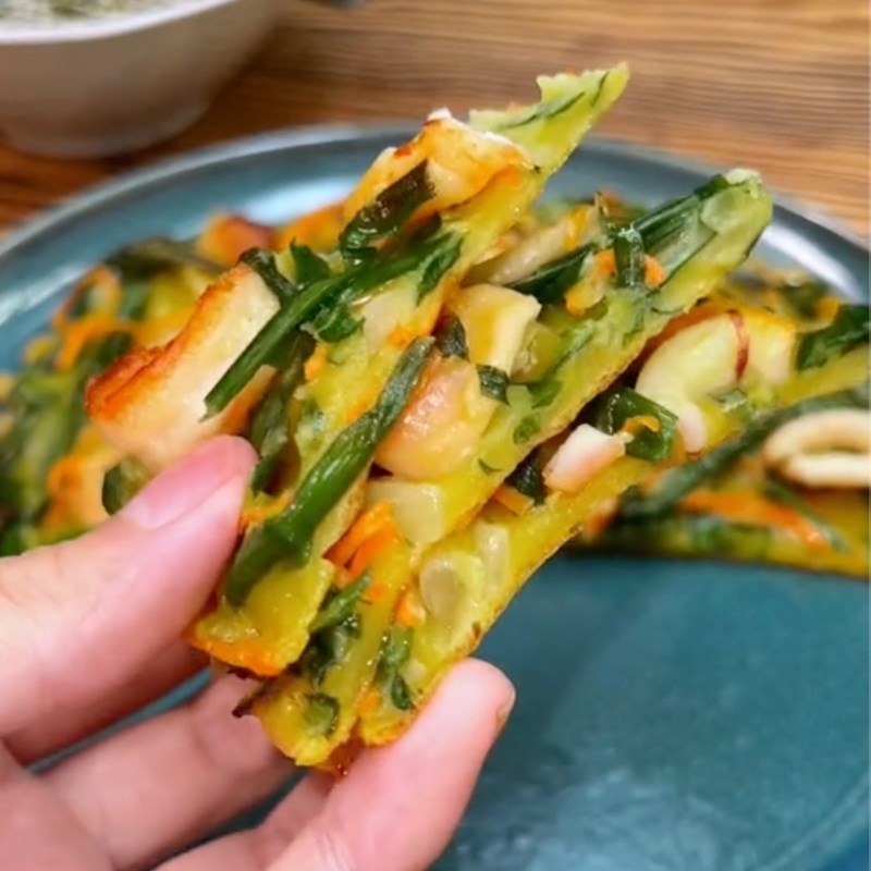 Bước 6 Thành phẩm Bánh xèo Hàn Quốc