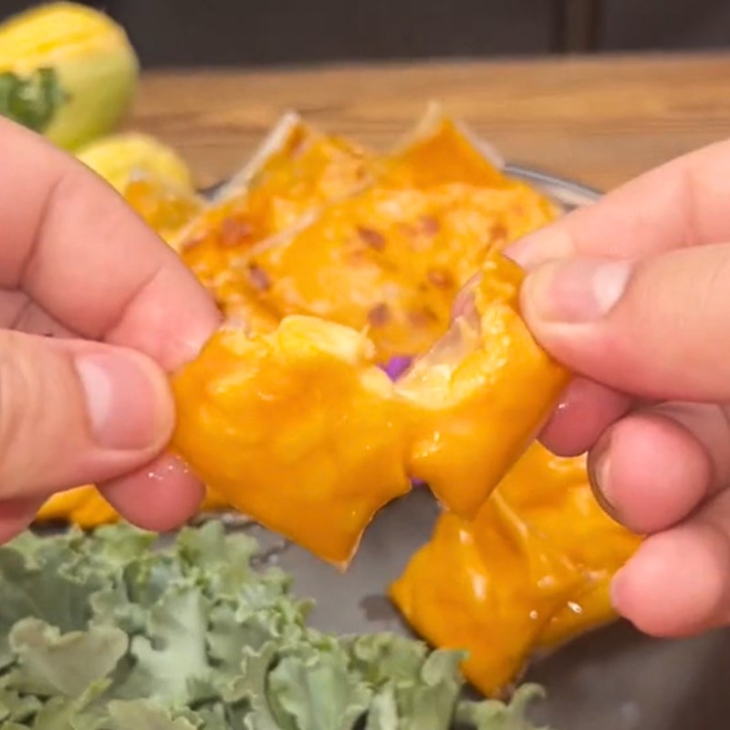 Bước 3 Thành phẩm Bánh tráng phô mai