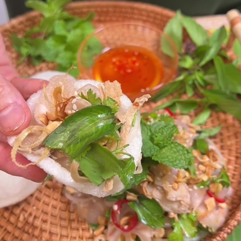 Bước 5 Thành phẩm Gỏi măng cụt chay (công thức từ kênh tiktok Bếp chay XANH)