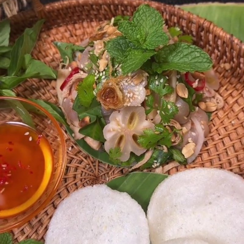 Bước 5 Thành phẩm Gỏi măng cụt chay (công thức từ kênh tiktok Bếp chay XANH)