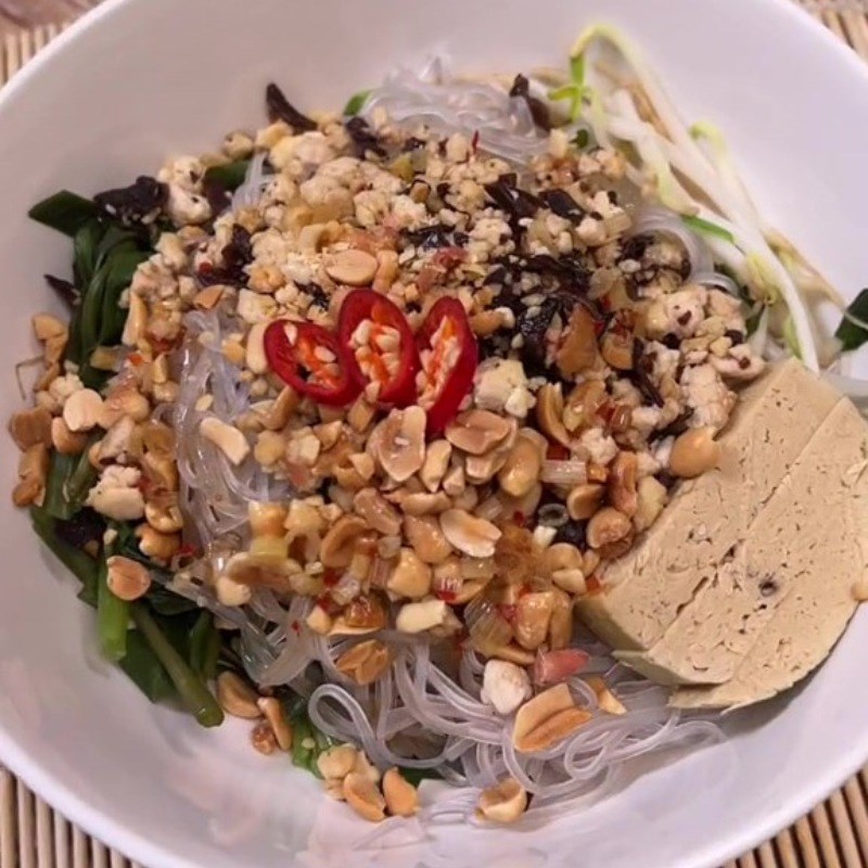 Bước 6 Thành phẩm Miến trộn chay (Công thức được chia sẻ từ Tiktok Bếp chay XANH)