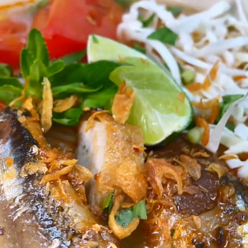 Bước 3 Thành phẩm Bún cá hộp (Công thức được chia sẻ từ TikTok Vào bếp cùng Điện máy XANH)